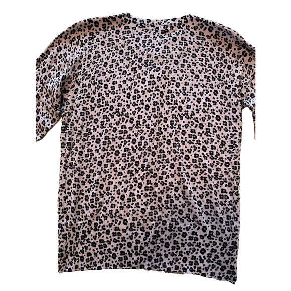 Premise Sweater Womens M Medium Lavender Snap Up Animal Print Spotted Cardigan - Picture 5 of 14